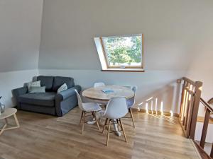 Posezení v ubytování Charmant gîte cosy en Normandie