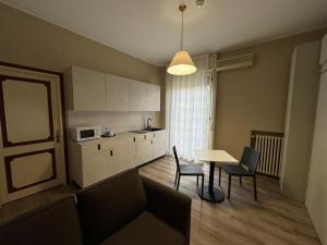 Kuchyň nebo kuchyňský kout v ubytování Park Hotel