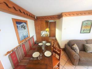 Posezení v ubytování La Ginabelle Vue MontBlanc 4 personnes