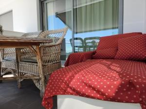 Postel nebo postele na pokoji v ubytování Dunas Beach Apartment