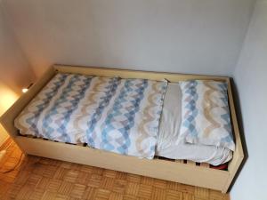 Postel nebo postele na pokoji v ubytování Camera in appartamento
