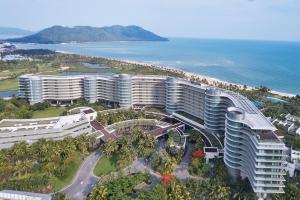 an aerial view of a resort near the ocean at The Westin Blue Bay Resort & Spa in Lingshui