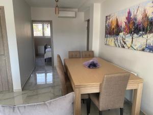 Ruang duduk di Maison vue sur le mer