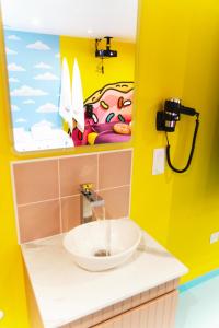 Koupelna v ubytování Capsule Springfield - Balnéo -Sauna - Billard