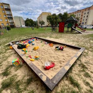 Herní místnost nebo prostor pro děti v ubytování Apartament Centrum