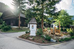 Jardín al aire libre en Slow Travel Resort Kirchleitn