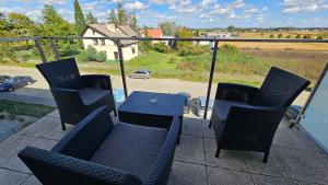 Balkon lub taras w obiekcie Apartament Buk