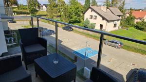Balkon lub taras w obiekcie Apartament Buk