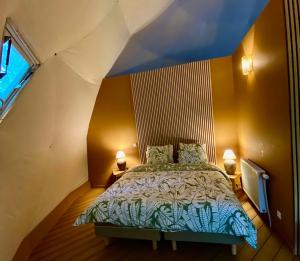 Postel nebo postele na pokoji v ubytování Le Hameau Arribas