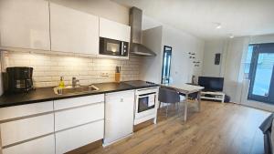 Kuchyň nebo kuchyňský kout v ubytování Reykjavik4You Apartments