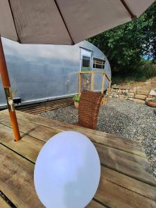 洛斯特威希尔Airstream style caravan with optional hot tub的相册照片