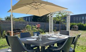 Vonkajšia záhrada v ubytovaní L'escapade - Maison familiale avec jardin Vannes