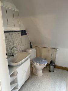 Koupelna v ubytování Ferienwohnung Nickel