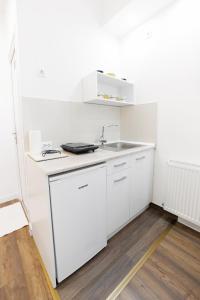 Køkken eller tekøkken på Vila Jevtić studio 3