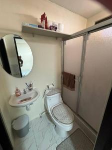 Koupelna v ubytování casa en urbanizacion