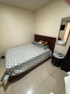 Postel nebo postele na pokoji v ubytování casa en urbanizacion