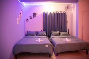 Rúm í herbergi á Bảo Dung Hotel
