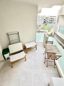 Bazén v ubytování Caramel Cookie con Piscina, Doble terraza, Parking y WIFI nebo v jeho okolí