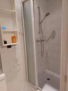 Ένα μπάνιο στο Charming Apartment in Haren, Brussels - 40 sqm of Comfort