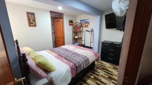Postel nebo postele na pokoji v ubytování TRANSFER VIP HOSTEL