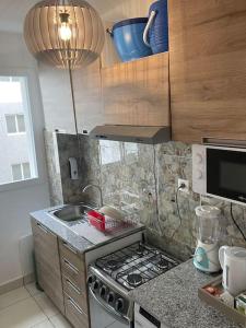 Nhà bếp/bếp nhỏ tại Bel appartement de 4 pieces à Addoha Locodjro