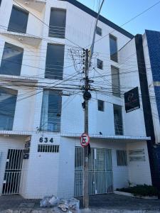 Bygningen som lejlighedshotellet ligger i