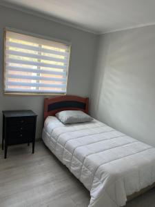Postel nebo postele na pokoji v ubytování La casa del Río