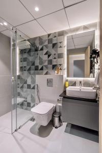 Koupelna v ubytování SKYLA Studios & Suites - Kondapur