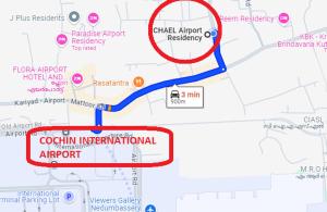 CHAEL Airport Residency,Nedumbassery Cochin的证书、奖牌、标识或其他文件