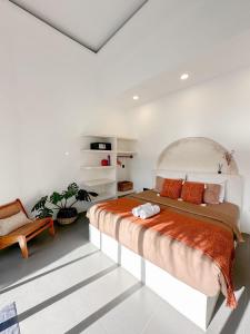 Postel nebo postele na pokoji v ubytování Stella Moon Villa Bali