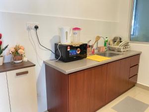 Køkken eller tekøkken på Bayu Temiang Residensi