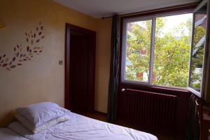 Postel nebo postele na pokoji v ubytování Hôtel Marchal