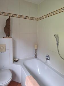 Koupelna v ubytování Kleines Domizil am Südhang + 20 fotografií