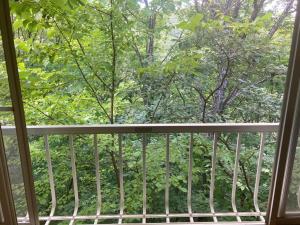 Balkón nebo terasa v ubytování 余裕堂軽井沢山荘