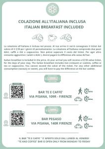 Certifikát, hodnocení, plakát nebo jiný dokument vystavený v ubytování Ohana Florence Suite