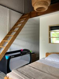 Postel nebo postele na pokoji v ubytování Chambre et sdb avec entrée privative