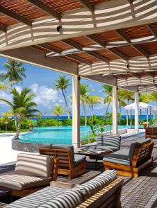 Bazén v ubytování Hilton Maldives Amingiri Resort & Spa nebo v jeho okolí