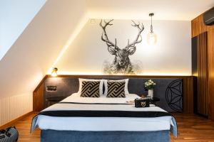 Posteľ alebo postele v izbe v ubytovaní Apartamenty Chramcówki 7