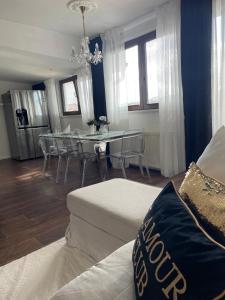 Posezení v ubytování Apartmán