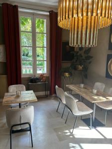 Istumisnurk majutusasutuses Manoir des Sources