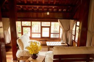 Posezení v ubytování Gỗ Home