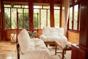 Posezení v ubytování Gỗ Home