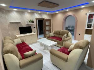 Istumisnurk majutusasutuses Apartman D&L