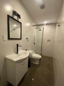 Koupelna v ubytování Hotel Rumi