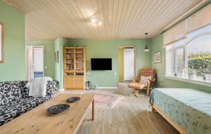 Televisyen dan/atau pusat hiburan di Cozy Apartment In Outrup With Wifi