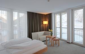 Postel nebo postele na pokoji v ubytování Pepis Skihotel