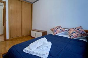 Postel nebo postele na pokoji v ubytování Experiencia Vacacional Mondariz