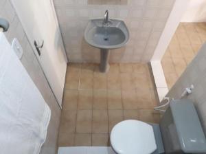 Koupelna v ubytování Pousada Boneca de Pano