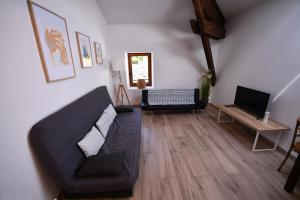 Posezení v ubytování Casa karrikaburu