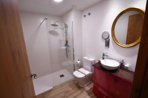 Koupelna v ubytování Casa karrikaburu + 37 fotografií
